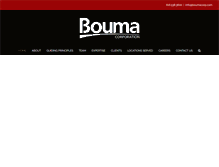 Tablet Screenshot of boumacorp.com